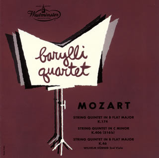 CD)モーツァルト:弦楽五重奏曲第1番・第2番 他 バリリSQ（初回出荷限定盤）(UCCW-9030)(2019/12/18発売)