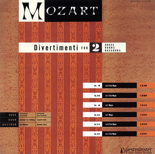 CD)モーツァルト:ディヴェルティメント集2 ウィーン・フィルハーモニー木管グループ（初回出荷限定盤）(UCCW-9044)(2019/12/18発売)