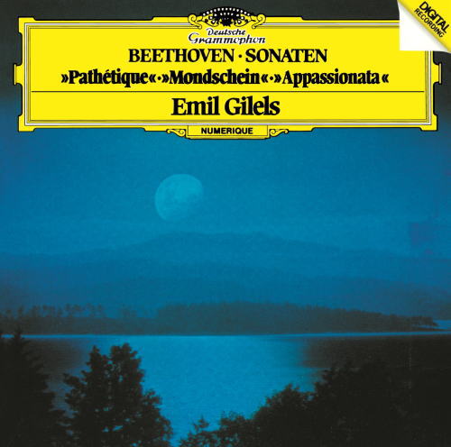 CD)ベートーヴェン:ピアノ・ソナタ第8番「悲愴」・第14番「月光」・第23番「熱情」 ギレリス(P)(UCCS-50006)(2021/06/23発売)