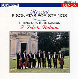 CD)ロッシーニ;弦楽のためのソナタ/ドニゼッティ;弦楽四重奏曲第3番・第5番 イタリアEns.(COCO-73144)(2010/09/22発売)