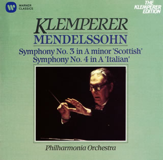 CD)メンデルスゾーン:交響曲第3番「スコットランド」・第4番「イタリア」 クレンペラー/PO(WPCS-23008)(2014/06/18発売)