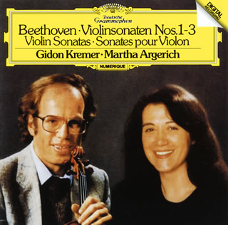 CD)ベートーヴェン:ヴァイオリン・ソナタ第1番～第3番 クレーメル(VN) アルゲリッチ(P)(UCCG-6156)(2015/06/03発売)