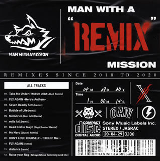 CD)MAN WITH A MISSION/MAN WITH A”REMIX”MISSION(SRCL-11409)(2020/05/13発売)