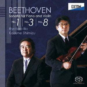 CD)ベートーヴェン:ヴァイオリン・ソナタ第1番・第3番・第8番 伊藤亮太郎(VN) 清水和音(P)(OVCL-785)(2022/06/22発売)