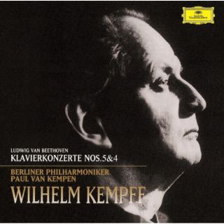CD)ベートーヴェン:ピアノ協奏曲第4番・第5番≪皇帝≫ ヴィルヘルム・ケンプ/ベルリン・フィルハーモニー管弦楽団/パウル・ファン・ケンペン(UCCG-53007)(2023/04/12発売)